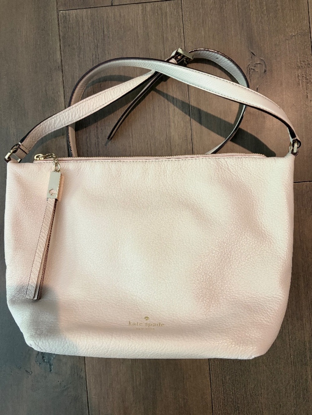Kate Spade Blush Crossbody with tassel